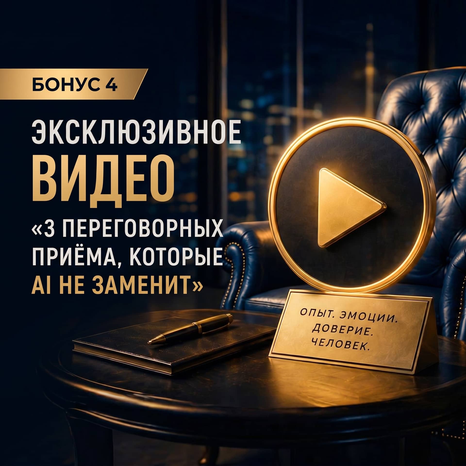 Эксклюзивное видео — 3 переговорных приёма